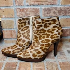 NWOT Steve Madden Leopard Booties
